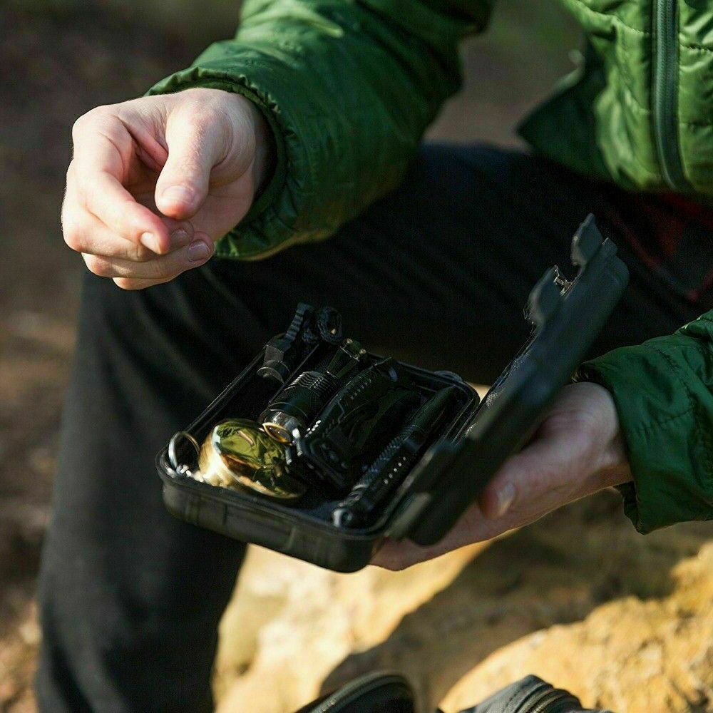 14 - In - 1 Outdoor Emergency Survival Camping Hiking Tactical Gear Case - Shop - Saver