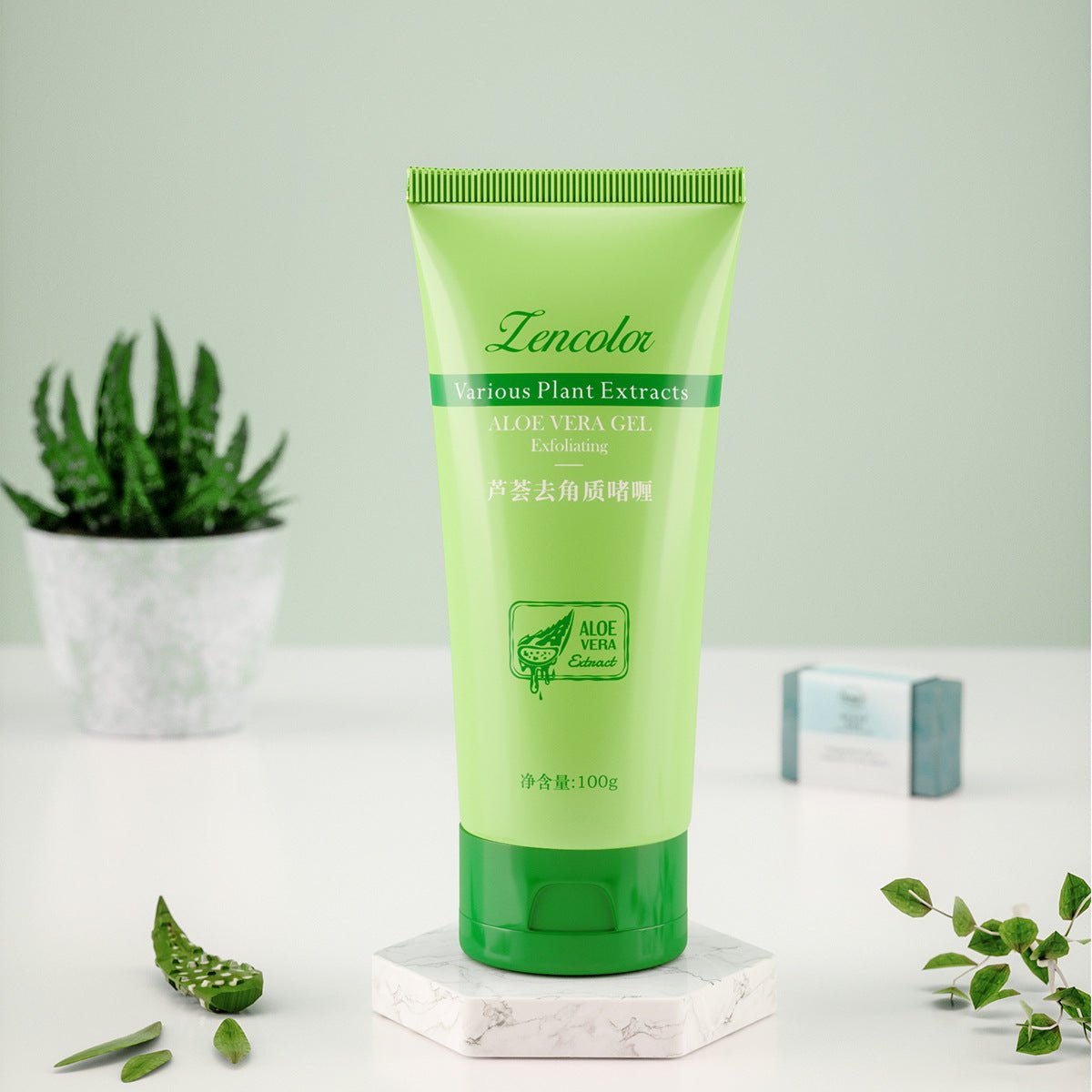 Aloe Exfoliating Gel Deep Cleansing Facial Scrub - Shop - Saver