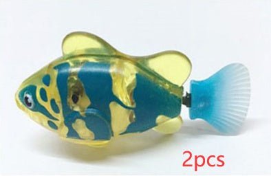 Cat Interactive Electric Fish Water Toy For Indoor Play Swimming Robot Fish Toys For Cat Dog Pet Baby Swimmer Bath Robofish Toys - Shop - Saver