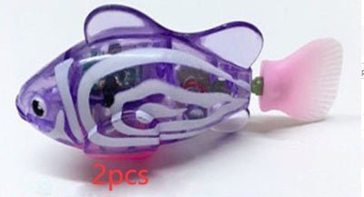 Cat Interactive Electric Fish Water Toy For Indoor Play Swimming Robot Fish Toys For Cat Dog Pet Baby Swimmer Bath Robofish Toys - Shop - Saver
