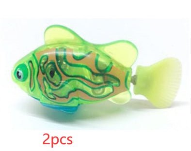 Cat Interactive Electric Fish Water Toy For Indoor Play Swimming Robot Fish Toys For Cat Dog Pet Baby Swimmer Bath Robofish Toys - Shop - Saver