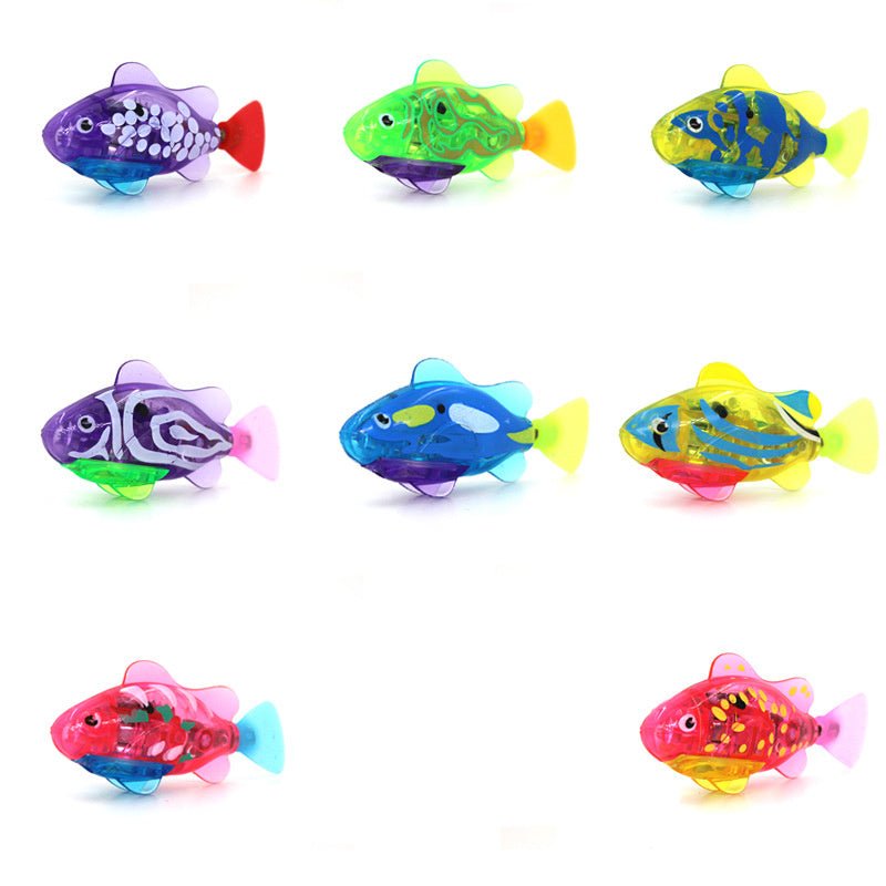 Cat Interactive Electric Fish Water Toy For Indoor Play Swimming Robot Fish Toys For Cat Dog Pet Baby Swimmer Bath Robofish Toys - Shop - Saver