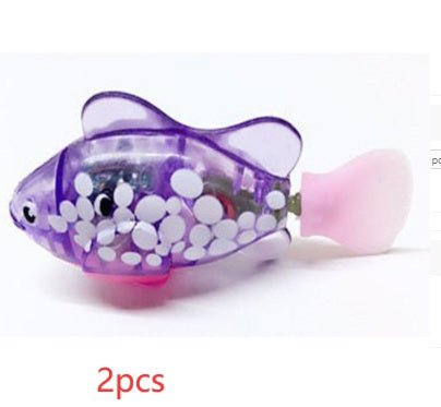 Cat Interactive Electric Fish Water Toy For Indoor Play Swimming Robot Fish Toys For Cat Dog Pet Baby Swimmer Bath Robofish Toys - Shop - Saver