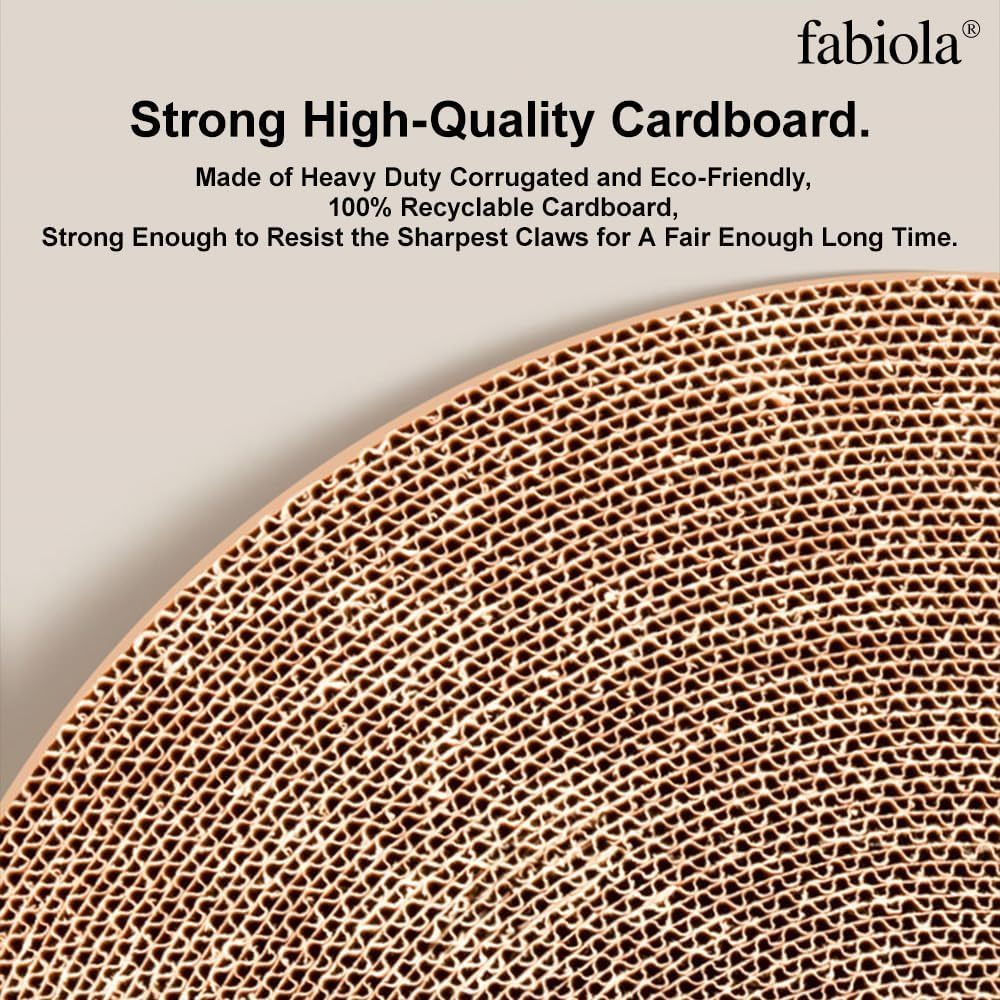 Cat Scratching Board Large Cat Scratching Post For Indoor Cats Adults Refills Replacement Cardboard Cat Scratcher With Ball Toys Premium Scratch For Bed Furniture Protector - Shop - Saver