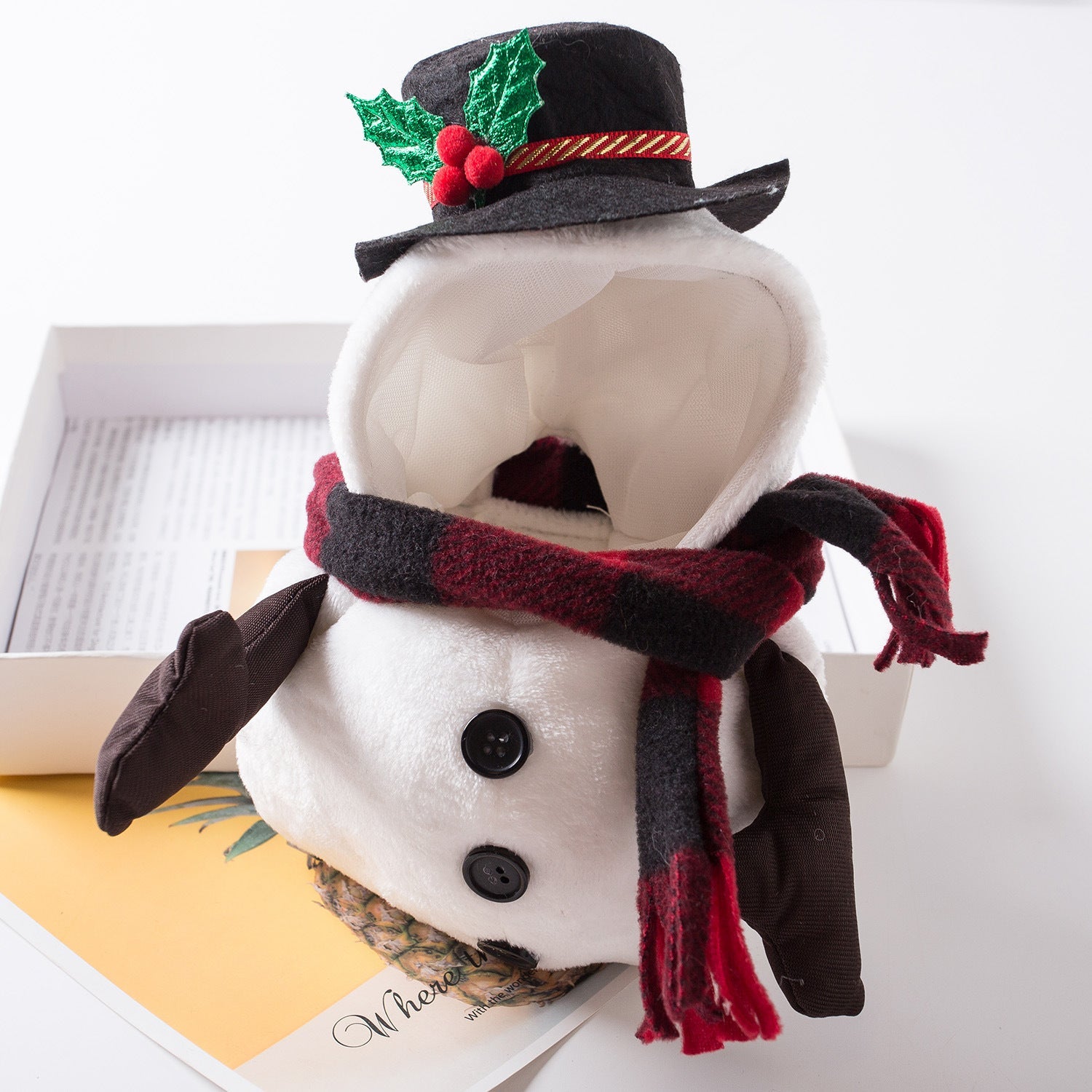 Christmas Pet Funny Clothes Snowman Pet Costume - Shop - Saver