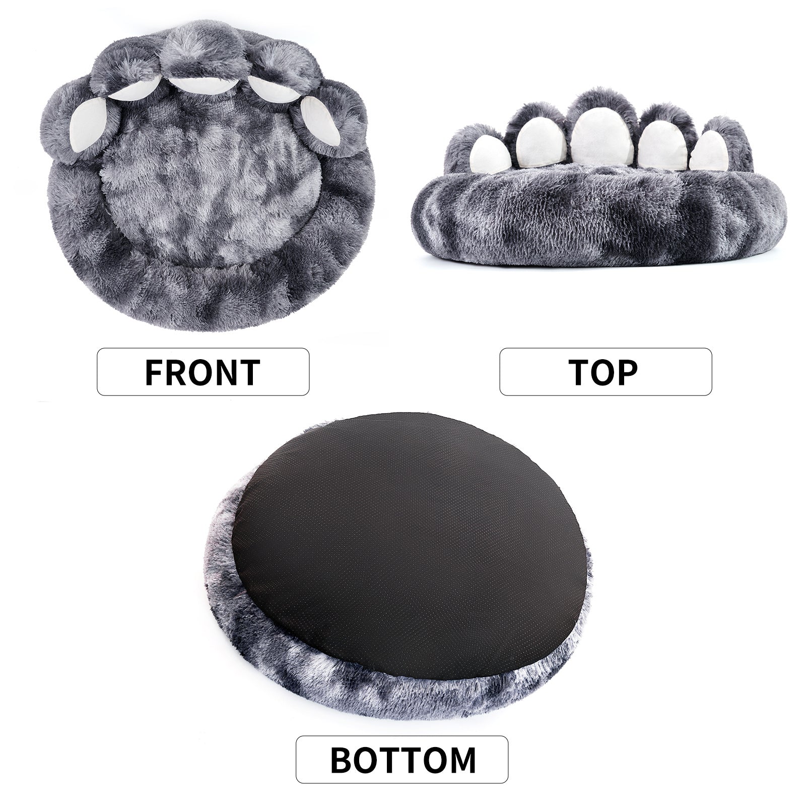 Cute Dog Bear Paw Shape Dog Bed, Dog Beds & Furniture For Small And Medium Dogs, Cozy Plush Cute Cat Beds For Indoor Cats - Shop - Saver