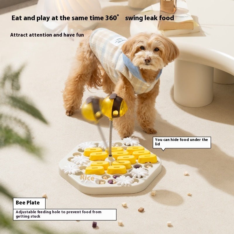 Dog Slow Food Leakage Food Feeder Pet Interactive Food Storage Training Toys - Shop - Saver