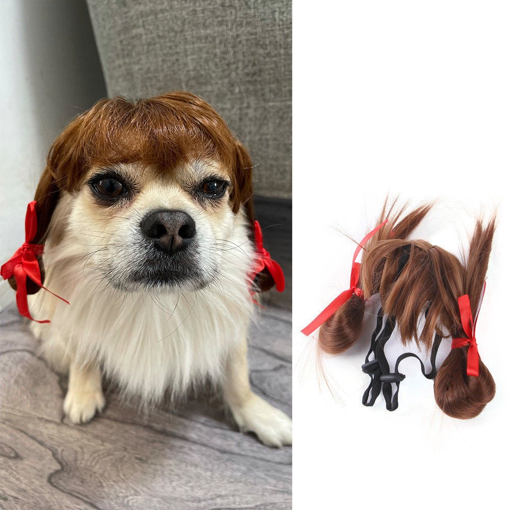 Halloween Christmas Wig Pet Hair Accessories - Shop - Saver
