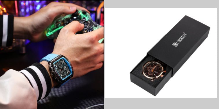 Men's Six - pin Quartz Tape Men's Watch Men's Six - pin Quartz Tape Men's - Shop - Saver