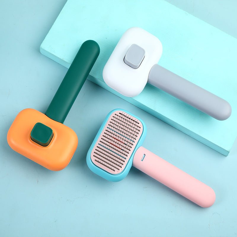 New Pet Cat Dog Hair Brush Hair Massage - Shop - Saver
