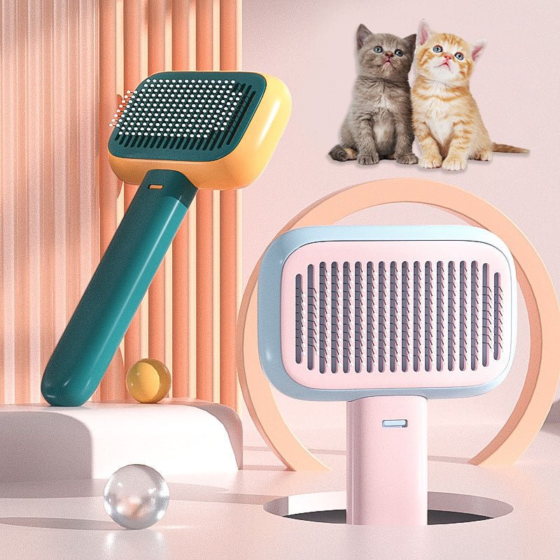New Pet Cat Dog Hair Brush Hair Massage - Shop - Saver