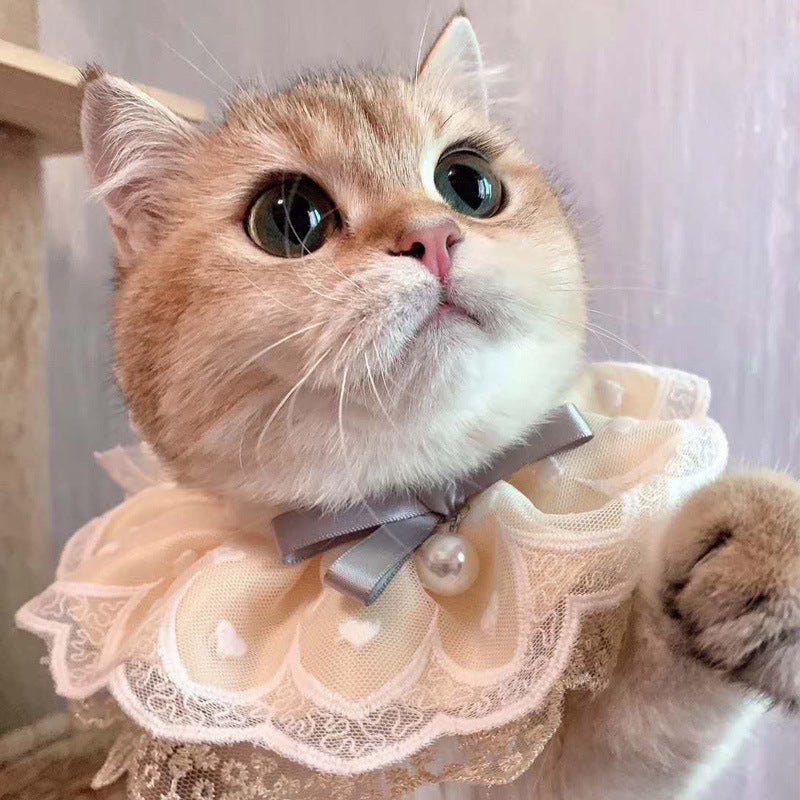 Pet Accessories Saliva Towel Cat Bib - Shop - Saver