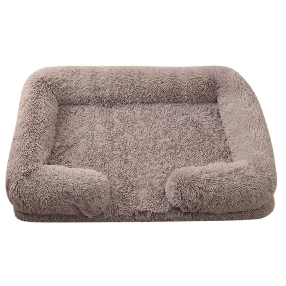 Plush Round Pet Bed Dog Bed Winter - Shop - Saver