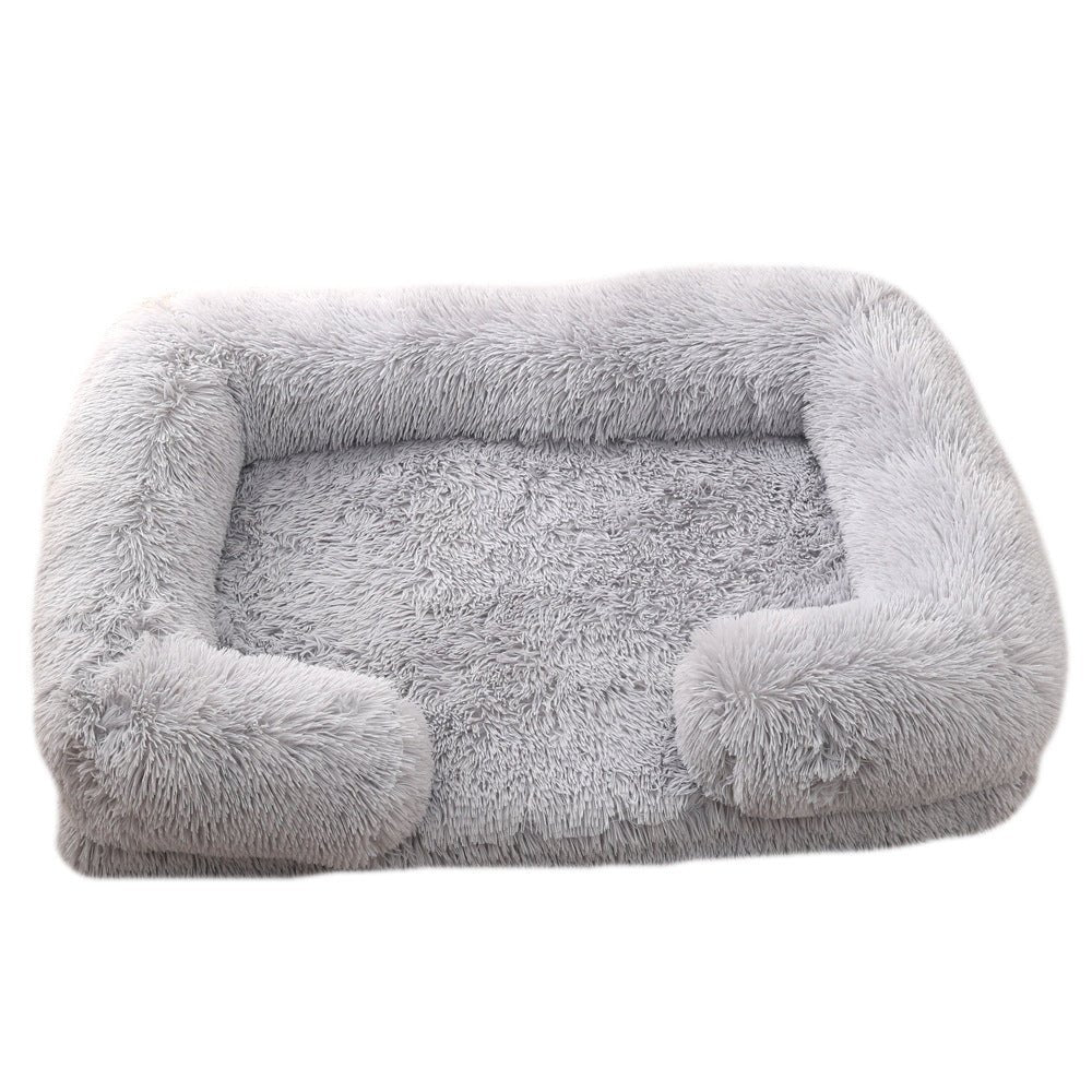 Plush Round Pet Bed Dog Bed Winter - Shop - Saver