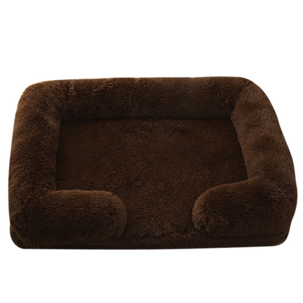 Plush Round Pet Bed Dog Bed Winter - Shop - Saver