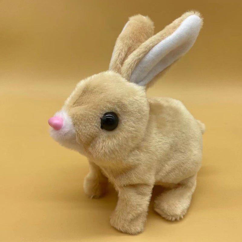 Simulation Pet Plush Electric White Rabbit Toys - Shop - Saver