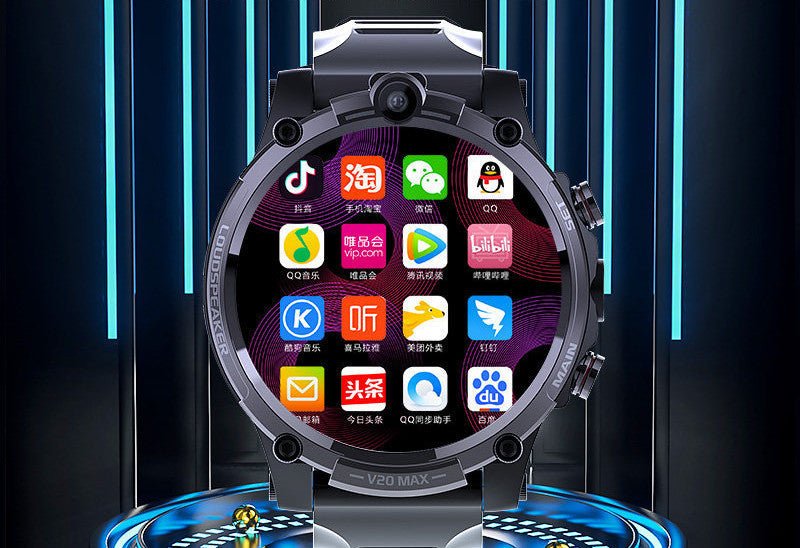 Smart Phone Watch 4G Full Netcom Video Waterproof Dual Camera Heart Ra - Shop - Saver