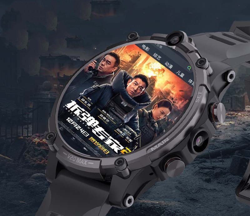 Smart Phone Watch 4G Full Netcom Video Waterproof Dual Camera Heart Ra - Shop - Saver