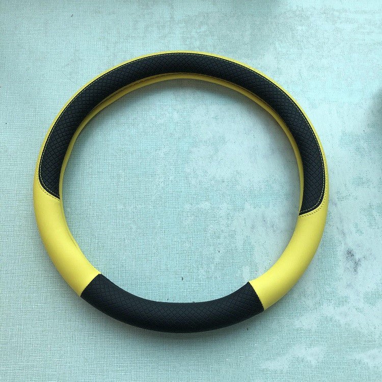 Universal Leather Car Steering Wheel Cover - Shop - Saver