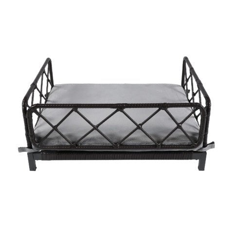 Wicker Pet Bed Rattan Dog Sofa Bed Outdoor Indoor Water Resistant - Shop - Saver
