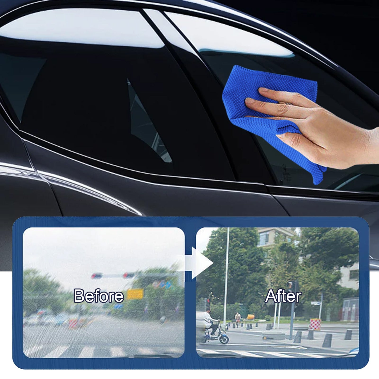 Windshield Oil Film Cleaner Windshield Oil Film Cleaner Wind - Shop - Saver