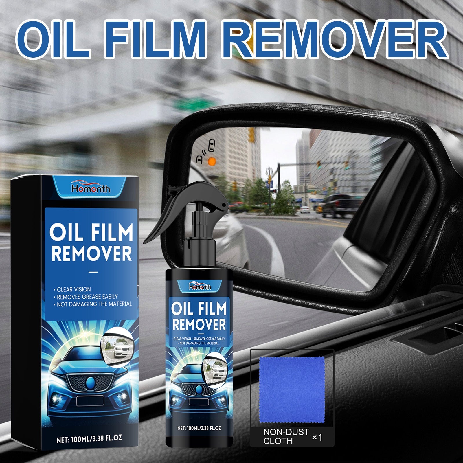Windshield Oil Film Cleaner Windshield Oil Film Cleaner Wind - Shop - Saver