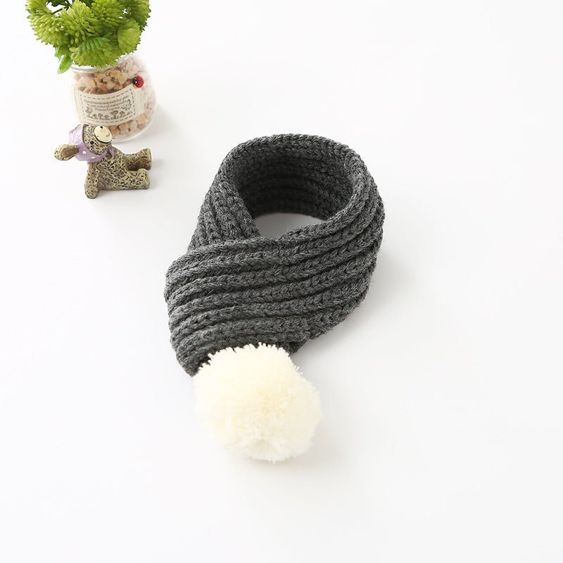 Wool scarf cat and dog accessories pet scarf - Shop - Saver